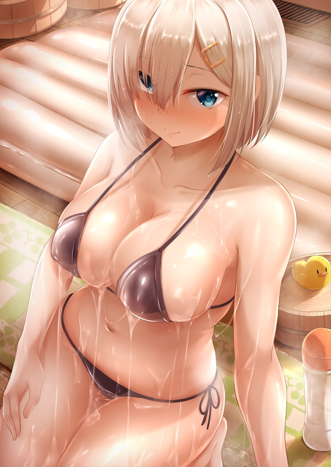 Nicoby Kantai Collection Hamakaze Kancolle Bikini Cream Swimsuits